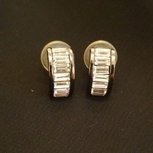 CZ beget pierced earrings